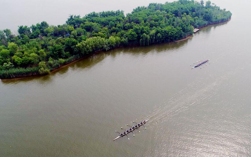 航拍生態(tài)浐灞 “綠色動能”助建“美麗陜西”